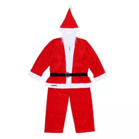  Costum Mos Craciun pentru baieti, 7 - 9 ani, 5 piese, catifea