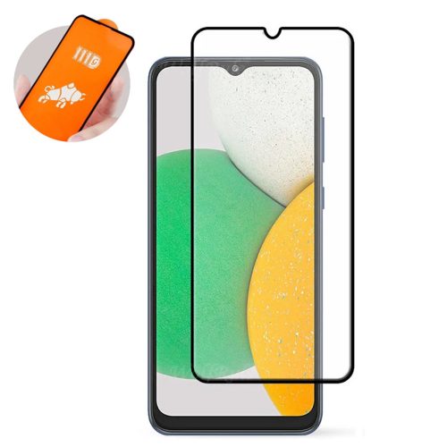 Folie de sticla Full Glue 111D pentru Samsung Galaxy A70, margini negre