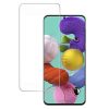 Set folie si husa Samsung Galaxy A20e, sticla transparenta si Matt TPU, roz pal