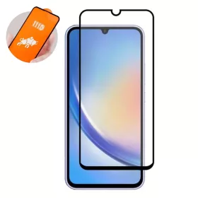   Folie de sticla Samsung Galaxy A04e, Full Glue 111D, margini negre