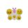 Jucarie antistres tip Pop It!, Fidget Toy, model fluture, emoji