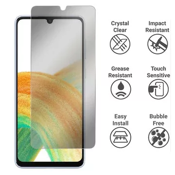 Folie de sticla Samsung Galaxy A33 5G / A32 4G, Full Glue Privacy