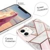 Husa protectie , compatibila cu Samsung Galaxy A20 E Soft IMD TPU Marble Geometric Alb