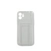 Husa protectie cu suport card compatibila cu Samsung Galaxy S21 Ultra Transparent