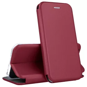   Husa Samsung Galaxy A51, Prestige Book, inchidere magnetica, rosu burgundy