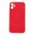 Husa Apple iPhone 12, Luxury Silicone, catifea in interior, protectie camere, rosie