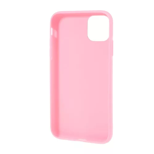 Husa Apple iPhone 12 Pro Max, Matt TPU, silicon moale, roz pal