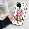 Husa Apple iPhone 12 , Printed Glass, sticla + TPU, model Mama of Drama