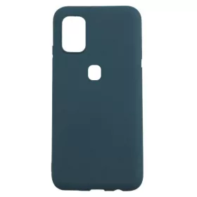   Husa Samsung Galaxy A21s Matt TPU, silicon moale, albastru inchis