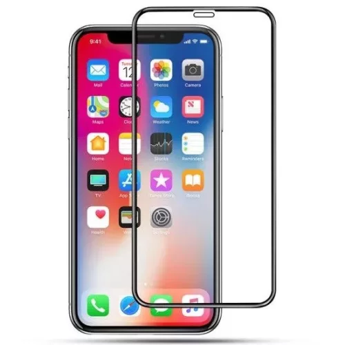 Folie sticla Apple iPhone 14, Full Glue 111D, margini negre