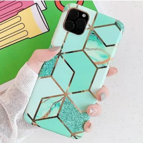   Husa protectie Geometric Marble pentru Apple iPhone 12 Pro, model 2