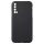 Husa Huawei P Smart 2021, Luxury Silicone, catifea in interior, protectie camere, negru