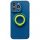Husa protectie MagSafe TPU pentru Apple iPhone 13 Pro Max, protectie camere, albastra