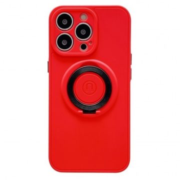   Husa protectie MagSafe TPU pentru Apple iPhone 13 Mini, protectie camere, rosie