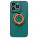 Husa protectie MagSafe TPU pentru Apple iPhone 13 Mini, protectie camere, verde