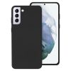 Husa Samsung Galaxy S21 5G, Luxury Silicone, catifea in interior, neagra