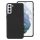 Husa Samsung Galaxy S21 5G, Luxury Silicone, catifea in interior, neagra