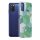Husa protectie Samsung Galaxy A02s, Marble Series, verde/auriu
