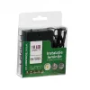 Instalatie de Craciun cu baterii tip liniar, 2 jocuri de lumini, fir verde 1 m 10 LED -uri, alb cald