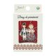 Brosa martisor, tineri in costum popular