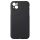 Husa Apple iPhone 13, Luxury Silicone, catifea in interior, protectie camere, negru