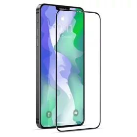   Folie de sticla Full Glue 9D pentru Apple iPhone 13 Pro Max (6.7), margini negre