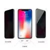 Folie sticla Apple iPhone 13 Pro / iPhone 13, Full Glue Privacy, margini negre