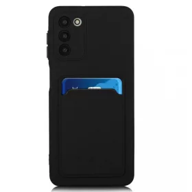   Husa protectie Card Case pentru Samsung Galaxy S20 FE (Fan Edition), buzunar pentru carduri/cartele, neagra