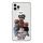 Husa Apple iPhone 13 Pro Max, Printed Glass, sticla + TPU, model Super Mom