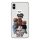 Husa Samsung A03S, Printed Glass, sticla + TPU, model Super Mom