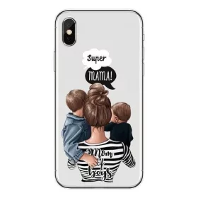   Husa Huawei Nova 9 , Printed Glass, sticla + TPU, model Super Mom