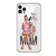 Husa Apple iPhone 13 Pro Max, Printed Glass, sticla + TPU, model Mama of Drama
