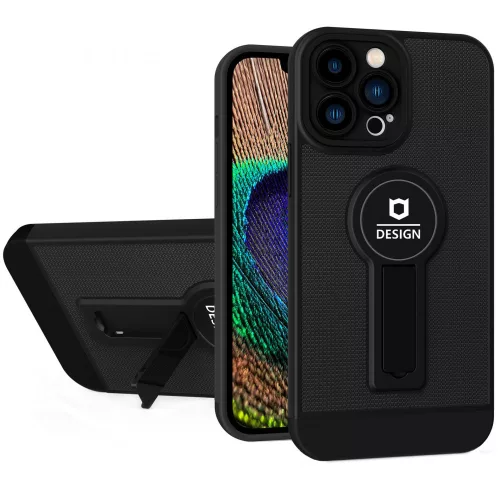 Husa Samsung Galaxy A13 4G, Armor Design, functie stand, insertie metalica pentru suport auto magnetic, verde/albastru