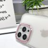 Husa de protectie Apple iPhone 12, MagSafe, protectie camere roz, transparenta