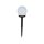 Lampa solara LED, Sferica, Tip Glob, Diametru 10 cm, Alb rece