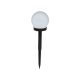 Lampa solara LED, Sferica, Tip Glob, Diametru 10 cm, Alb rece
