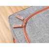 Cutie de depozitare pliabila cu fermoar, 100 litri, material textil, 60 X 42 X 40 cm, gri