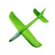 Avion planor din polistiren, cu iluminare LED, 47 cm, verde