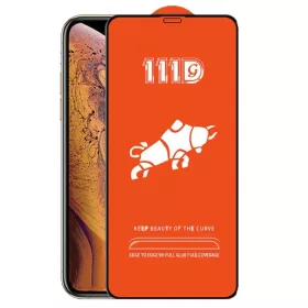   Folie sticla Apple iPhone 13 Pro Max, Full Glue 111D, margini negre
