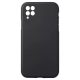 Husa Huawei P40 Lite Luxury Silicone, catifea in interior, protectie camere, negru