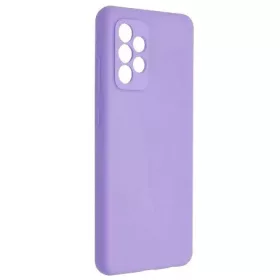   Husa Samsung Galaxy A53 5G, Luxury Silicone, catifea in interior, protectie camere, mov