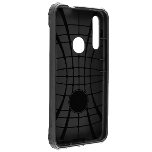 Husa protectie Huawei P Smart Z, Armor Case, hibrid (TPU + Plastic), neagra