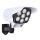 Camera de supraveghere falsa, incarcare solara, 77 LED-uri, senzor de miscare