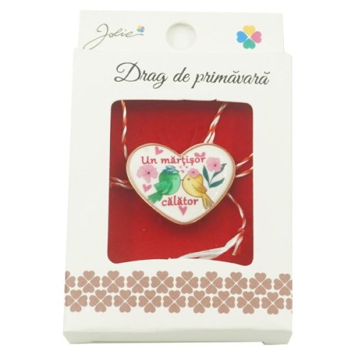 Brosa Mica in Cutie Un Martisor Calator