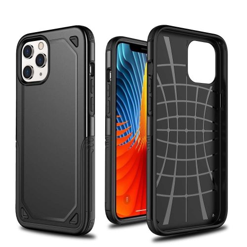 Husa de protectie Flippy pentru Apple iPhone 11 Pro Max Defender Model 2, Negru