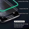 Folie sticla Apple iPhone 13 Pro / iPhone 13, Luminous HD, margini verzi