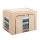 Cutie de depozitare pliabila cu fermoar, 100 litri, 60 X 42 X 40 cm, doua fereastre, cadru metalic, crem