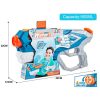 Jucarie pistol cu apa, plastic, 4 duze, rezervor 900 ml, 6 ani+, albastru