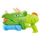 Jucarie pistol cu apa, Triceratops, plastic, 3 duze, rezervor 1330 ml, 6 ani+, verde
