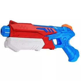   Jucarie pistol cu apa, plastic, rezervor 300 ml, 6 ani+, albastru/rosu